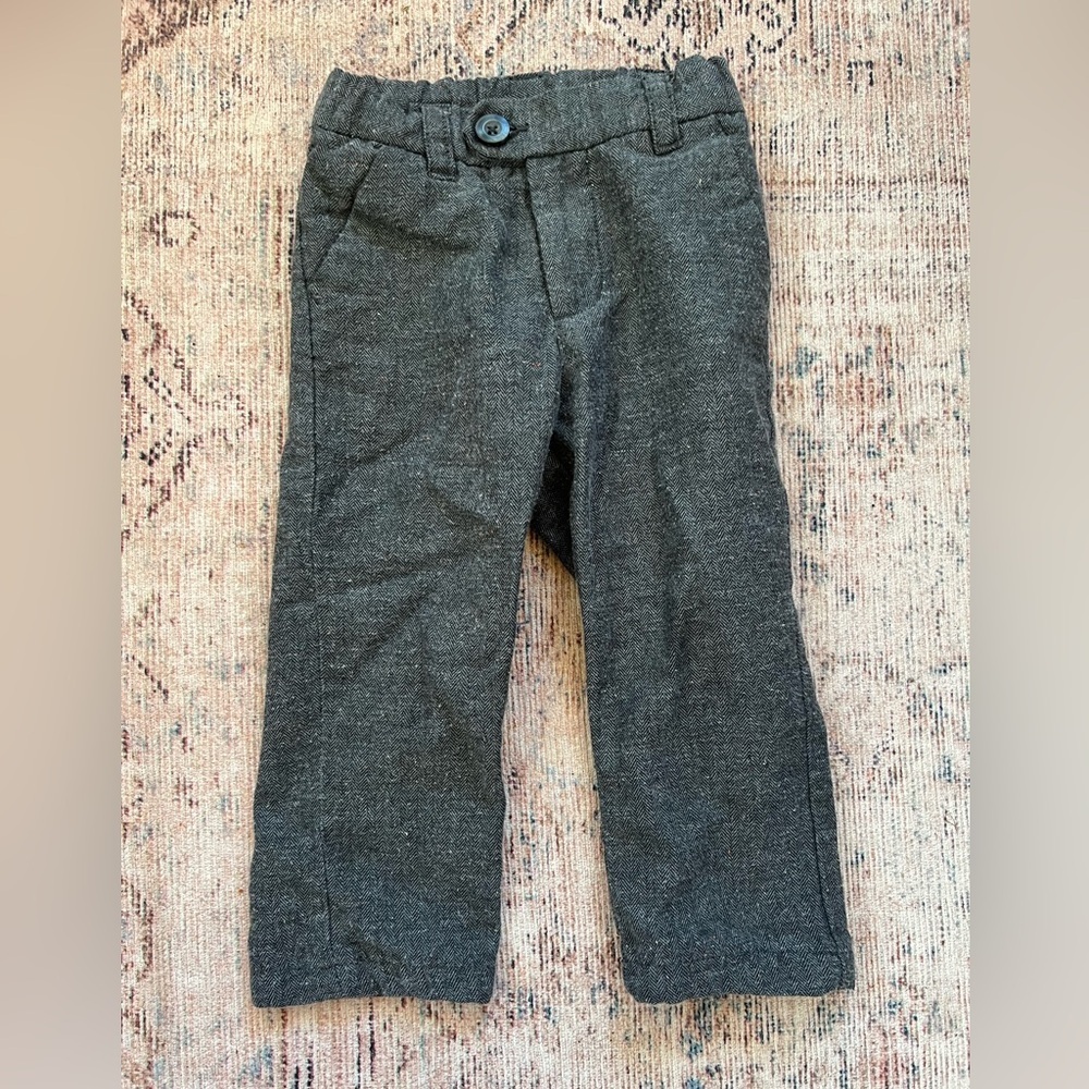 Cherokee Charcoal Kids Formal Pants